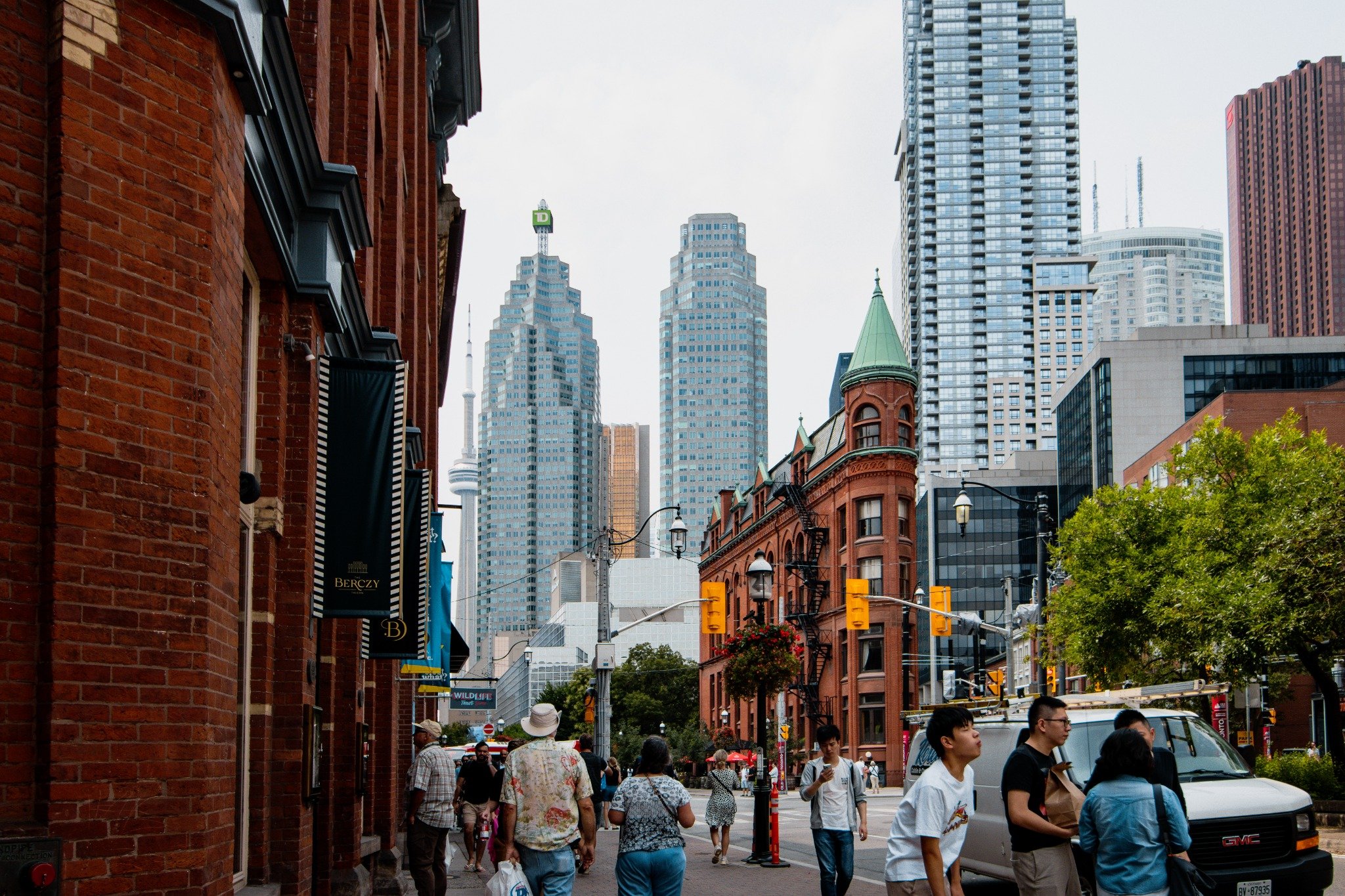 Gooderham Flatiron Building in downtown Toronto