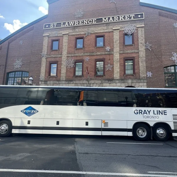 Gray Line Toronto Bus at St. Lawrence Market